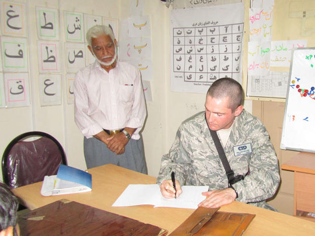 Captain Billy Boland Teaches Literacy In Afghanistan 