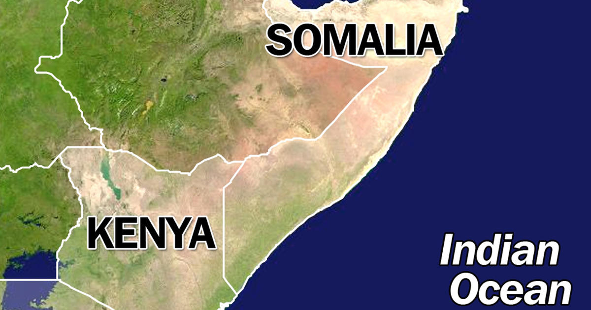 Map Kenya Somalia 
