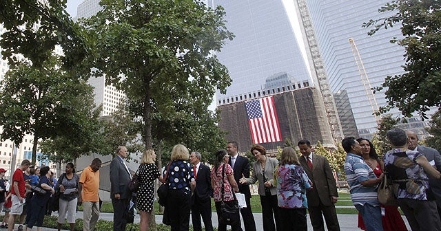 9/11 memorial plaza in NYC opens to public - CBS News