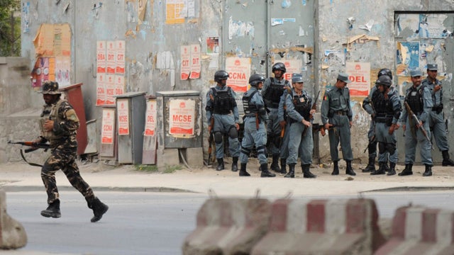 Afghanistan's security forces stand guard 