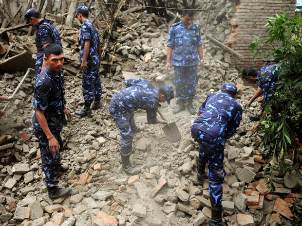 Nepalese police look for victims  