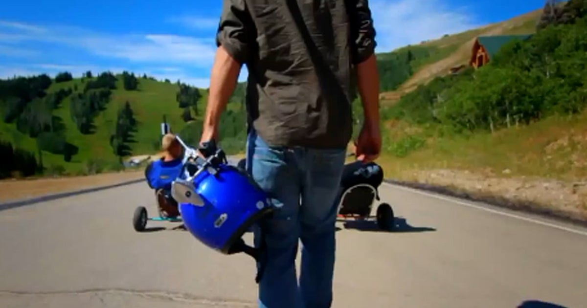 Extreme tricycling racing is shockingly hardcore - CBS News