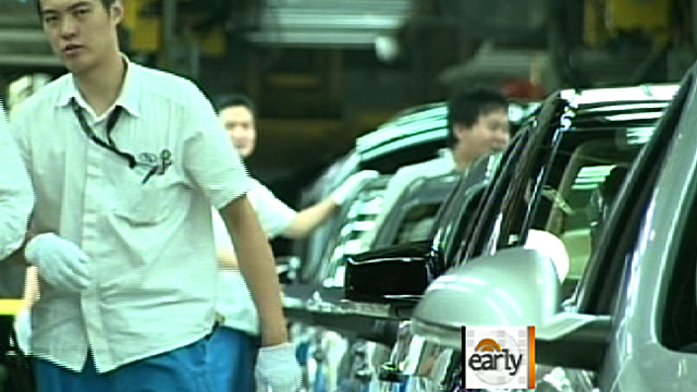 GM plant in Shanghai, China 