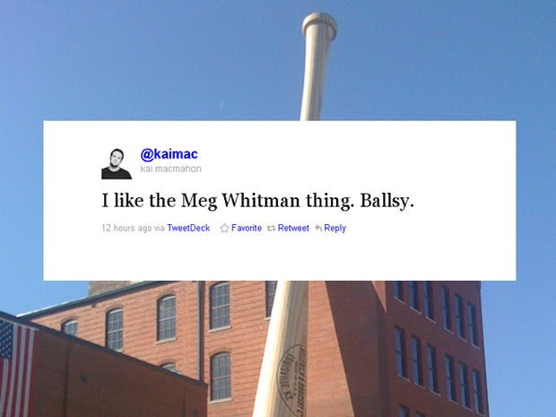 Meg Whitman supporters tweet 