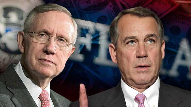 Harry Reid and John Boehner 
