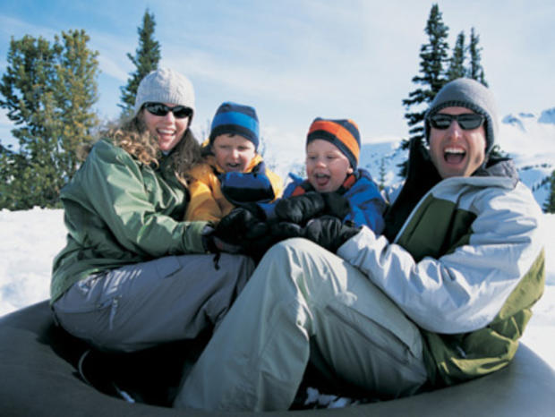 12/23/11 - A Guide to Snow Tubing in the Twin Cities Area – family with two boys 
