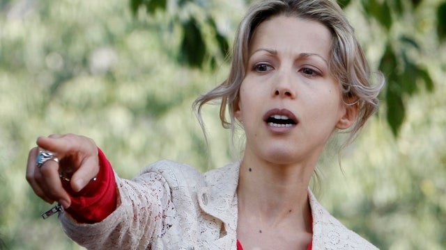 Tristane Banon takes part in gathering of feminist militants  