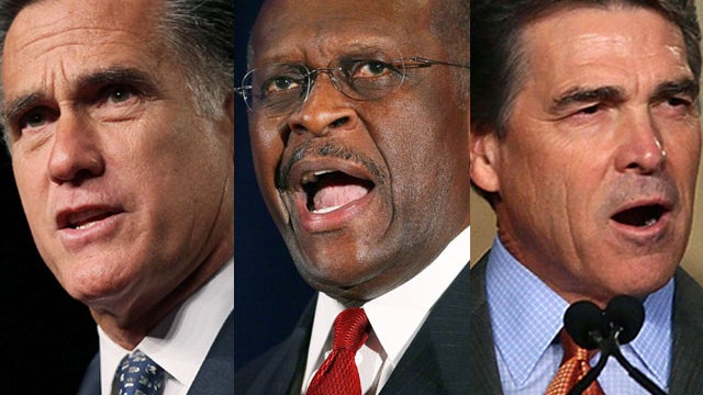 Romney, Cain, Perry 