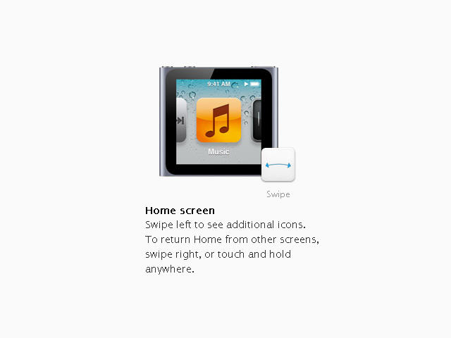 ipod nano touch screen