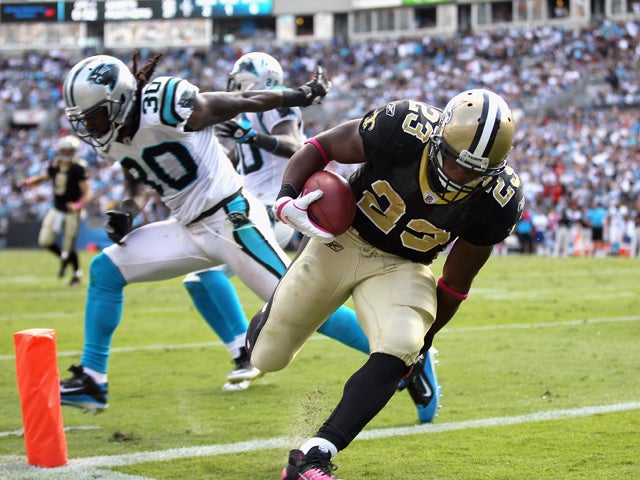 Pierre Thomas scores the game winning touchdown 