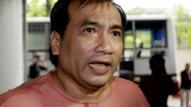 Thai-American Joe Gordon arrives in court. 