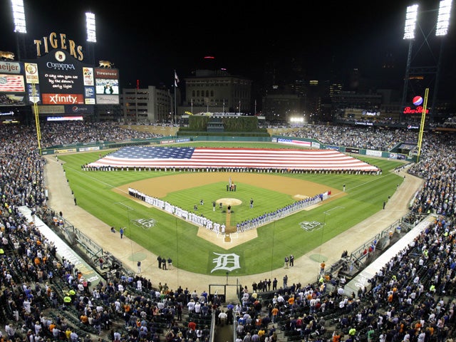 National Anthem at Comerica Park 