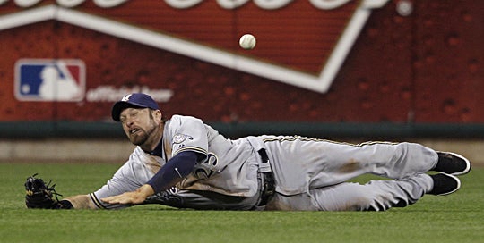 Mark Kotsay can't come up with a double hit 