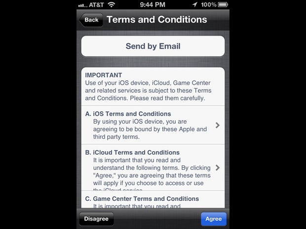 Setting up iOS 5 and iCloud on the iPhone