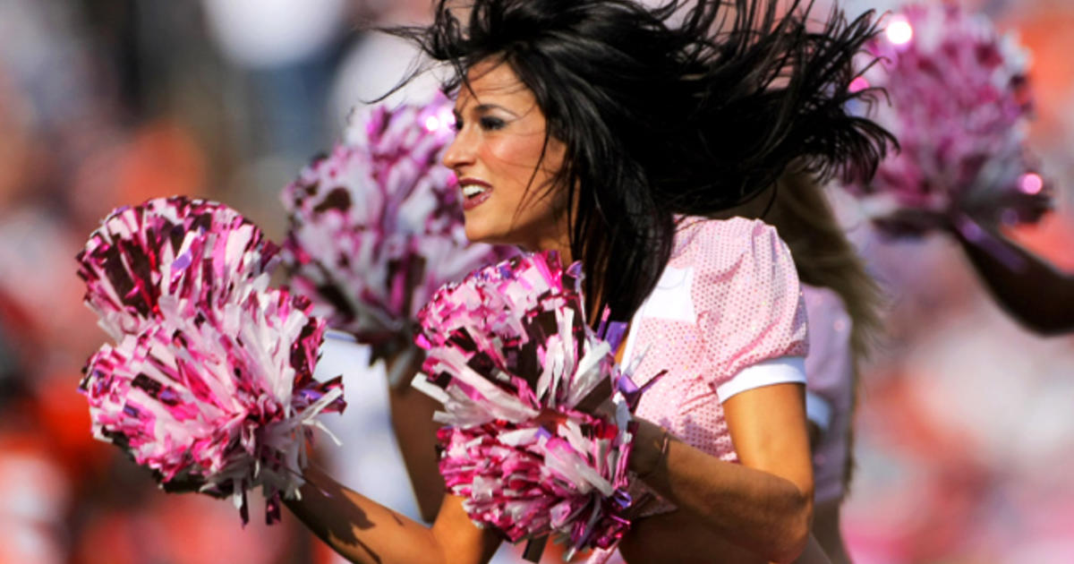 NFL Cheerleaders, Players Fight Breast Cancer