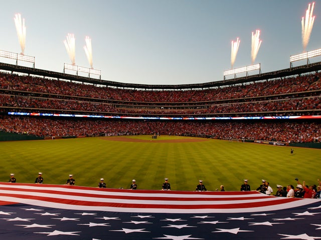 Fireworks explode before Game 6  