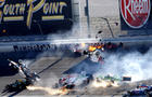 Indycar crash Las Vegas 