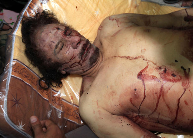 Muammar Qaddafi Corpse 