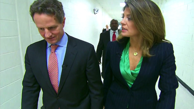 Does Geithner have confidence in European markets? 