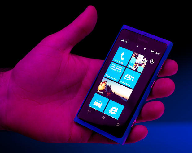 The Lumia 800, Nokia's flagship Windows Phone model, will go on sale in November. The once-dominant mobile phone maker debuted it and a lower-end sibling, the Lumia 710, at its Nokia World conference in London. 