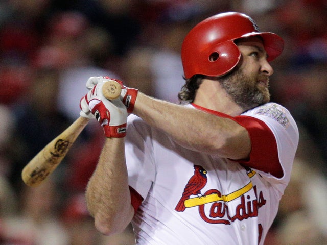 Lance Berkman hits a two-run home run 