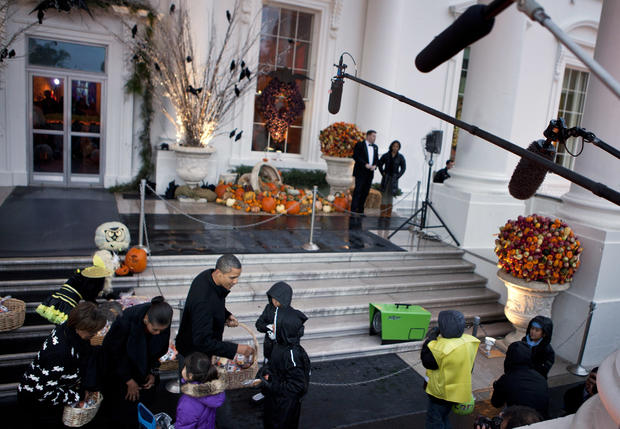 President Obama And The First Lady Host Halloween Party For Military Families 