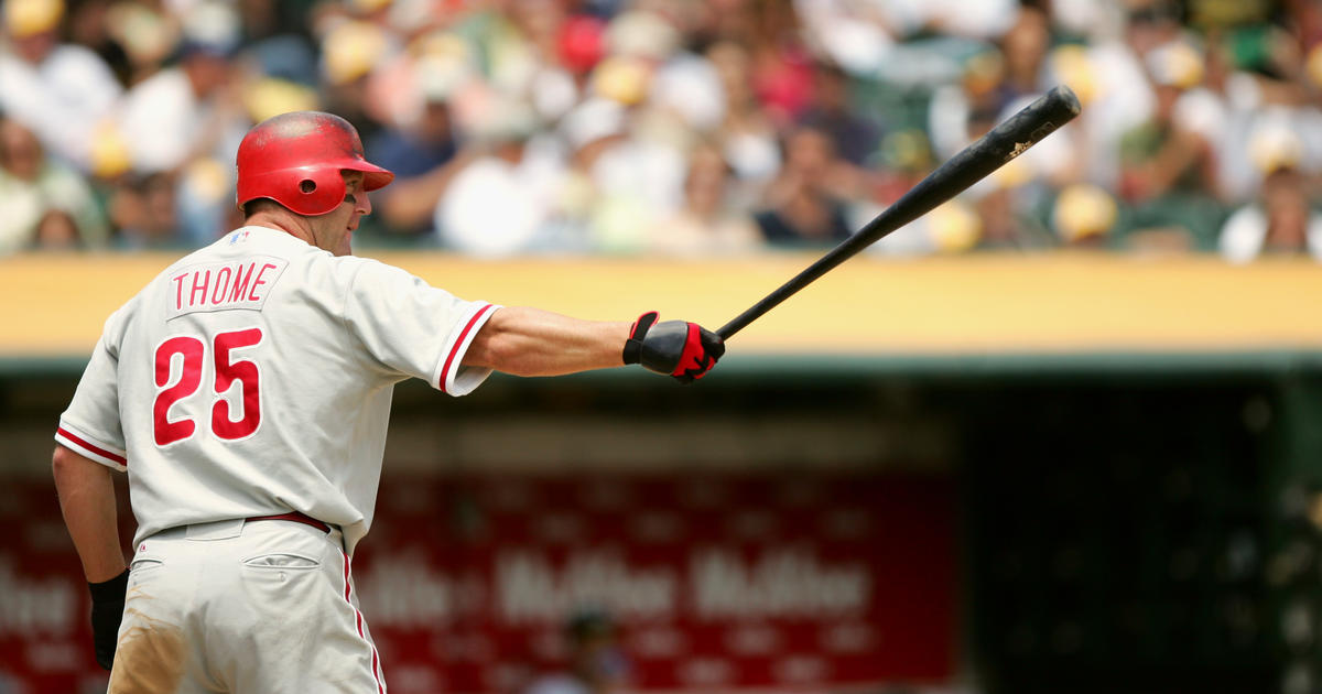 Former Phillies First Baseman Jim Thome Elected To Baseball Hall Of Fame -  CBS Philadelphia