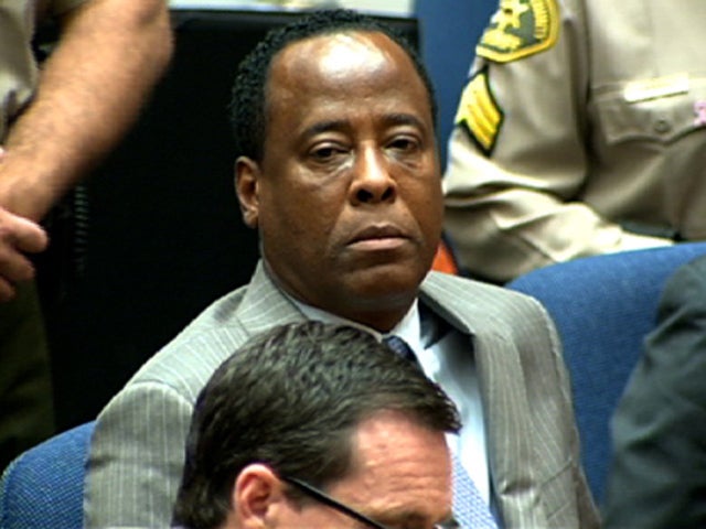 Conrad Murray getting handcuffed after quilty verdict 