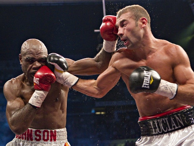 Glen Johnson battles Lucian Bute 