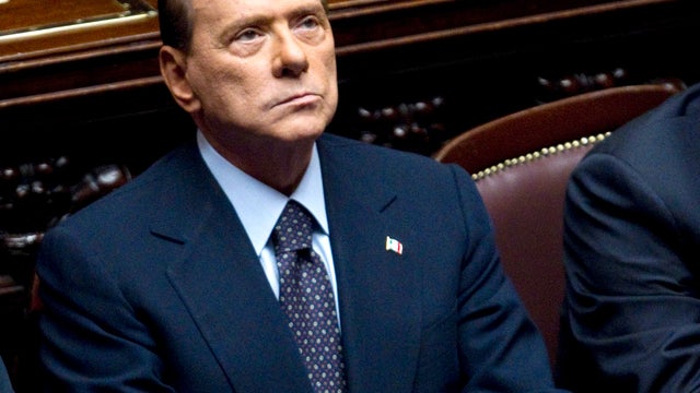 Italian Premier Silvio Berlusconi attends a voting session in Parliament Nov. 8, 2011. 