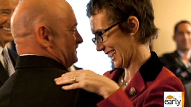 Mark Kelly and Gabrielle Giffords 