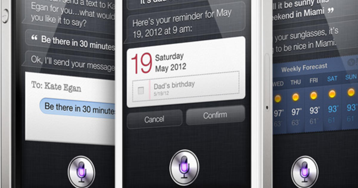 "Voice" Behind Siri Crosses Apple, Goes Public - CBS News