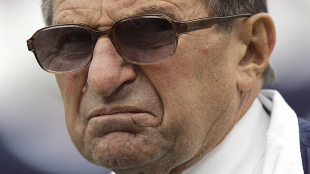 Penn State football coach Joe Paterno  