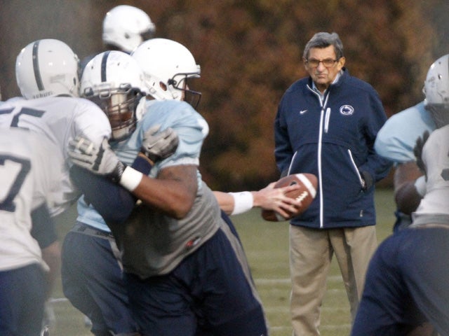 Penn State coach Joe Paterno 