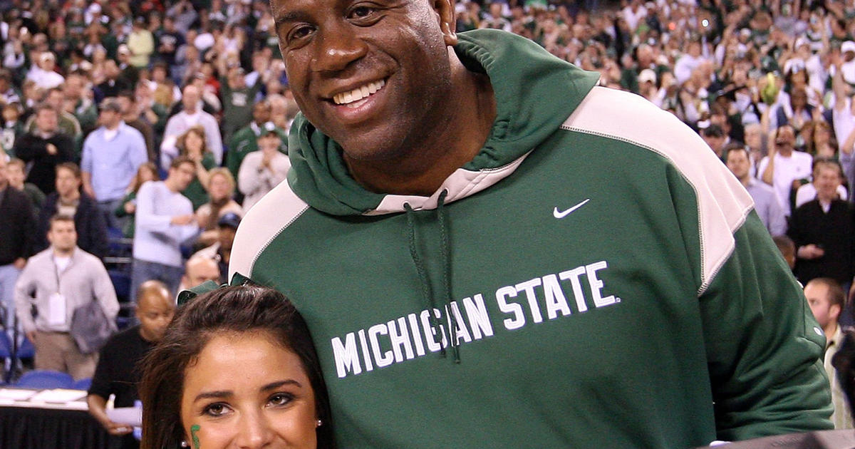 Magic Johnson's emotional reaction to deadly Michigan State