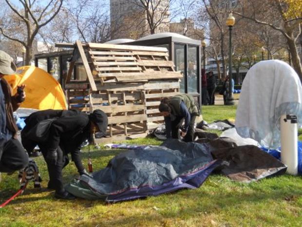 Occupy Detroit Teardown 