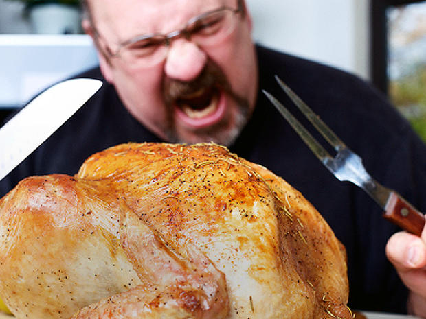greedy, crazy, hungry, turkey, thanksgiving, stock 