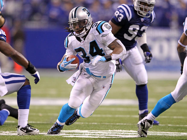 DeAngelo Williams runs with the ball  