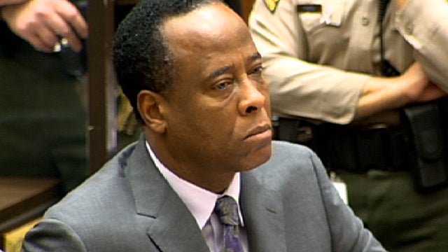 Conrad Murray in court for sentencing 