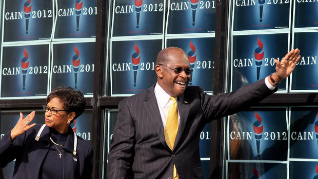 Herman Cain on the campaign trail 