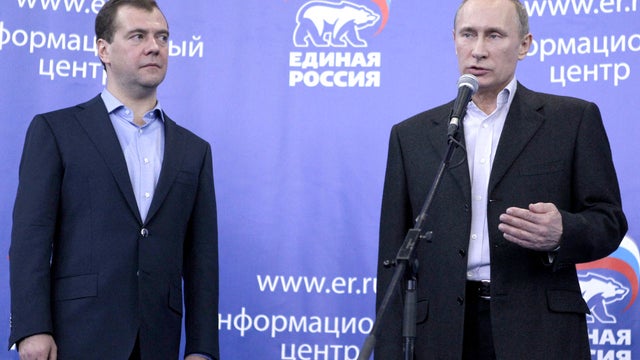 Vladimir Putin, Dmitry Medvedev, Russia 