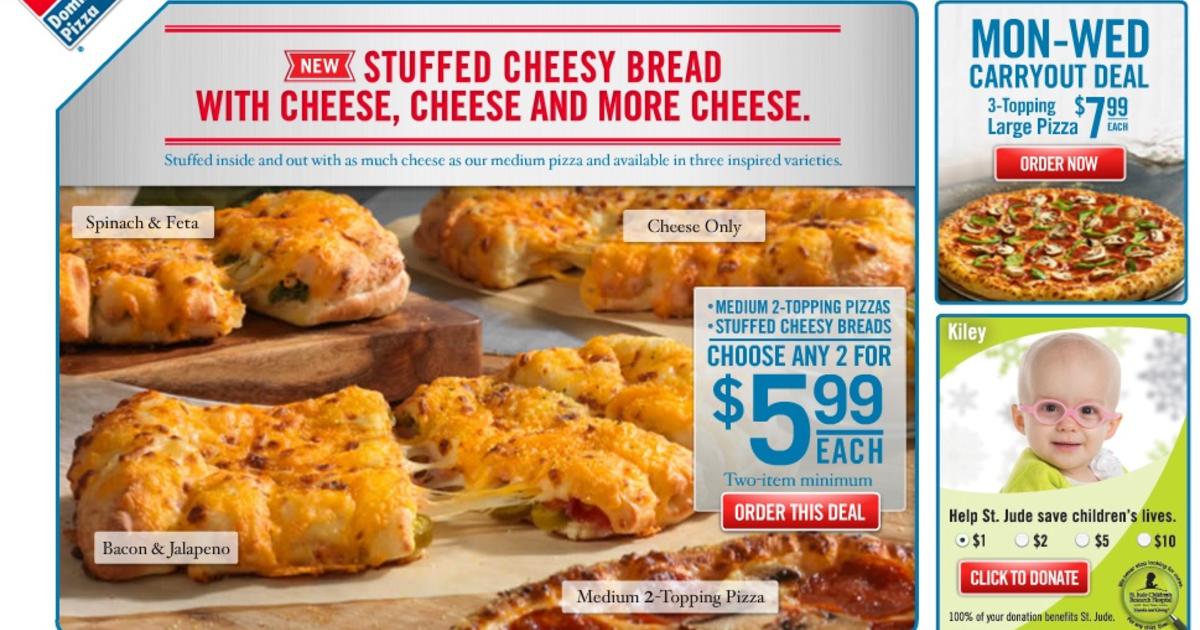 Domino's Says Cyber Monday Is Pizza Monday, Too CBS Detroit