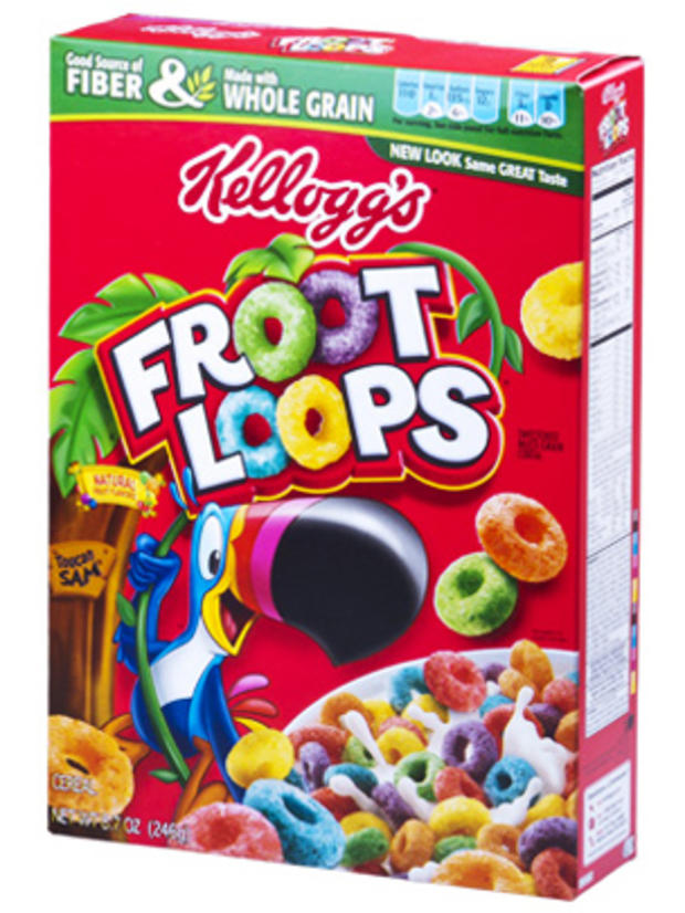 froot loops, kelloggs, cereal 