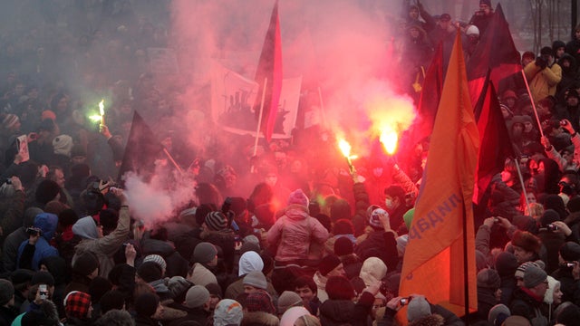 Russians protest Putin, election fraud 