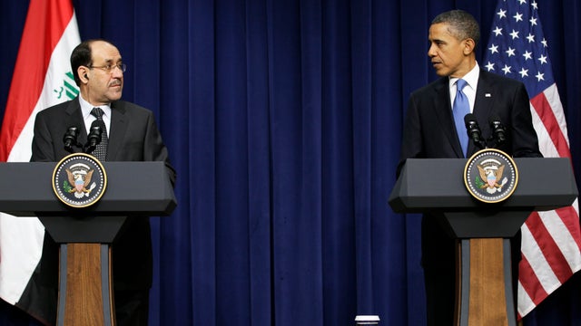Barack Obama, Iraqi Prime Minister Nouri al-Maliki 