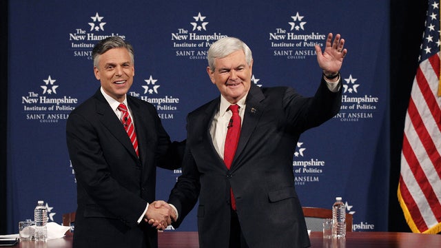 Newt Gingrich, Jon Huntsman 