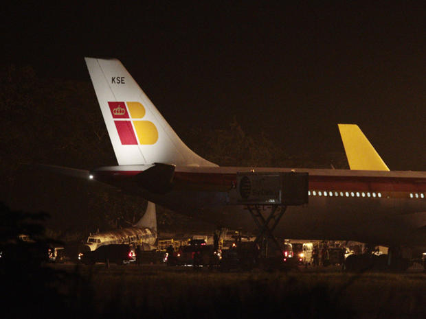Iberia airliner that carried home Panama's ex-dictator Manuel Noriega 