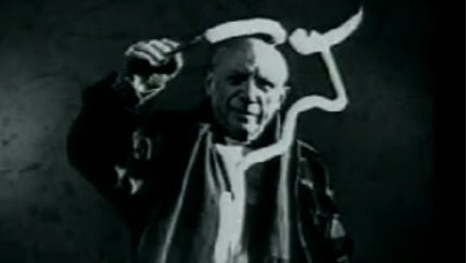 Pablo Picasso in Apple's "Think Different" ad 