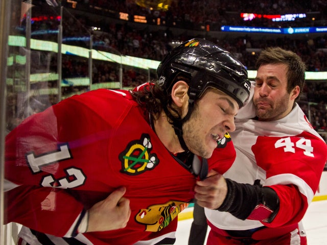 Daniel Carcillo and Todd Bertuzzi  