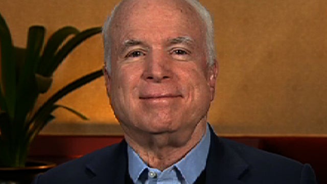 Sen. John McCain (R-Ariz.) on "The Early Show." 
